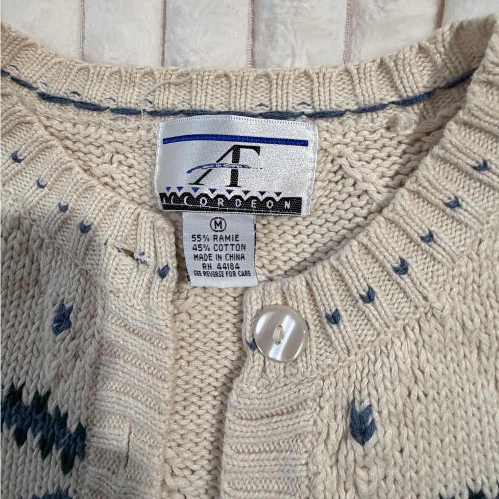 Pendleton Beige and Multicolor Patterned vintage … - image 2